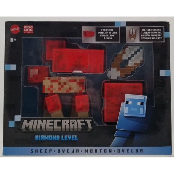 Mattel | Toys | Minecraft Diamond Level Sheep Figurine Mojang Mattel ...